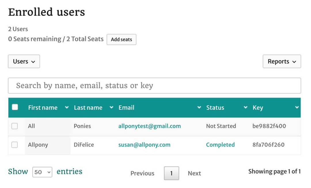 enrolledusers Allpony Membership